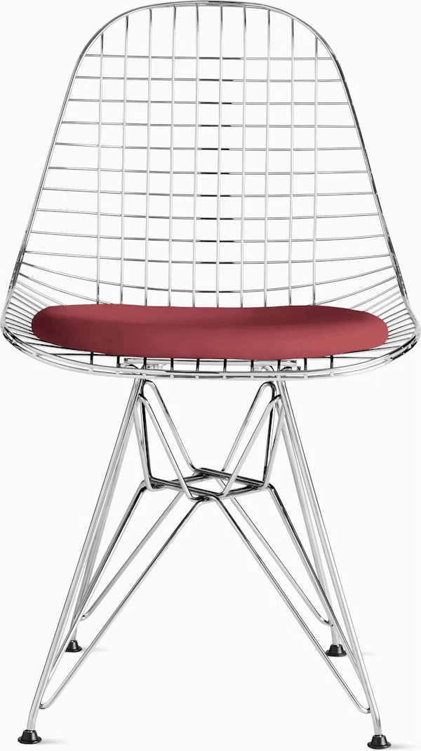 Eames Wire Chair with Bikini Pad Side/Dining herman miller 