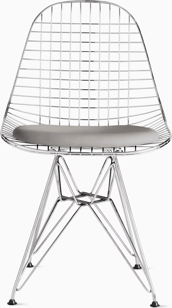 Eames Wire Chair with Bikini Pad Side/Dining herman miller 