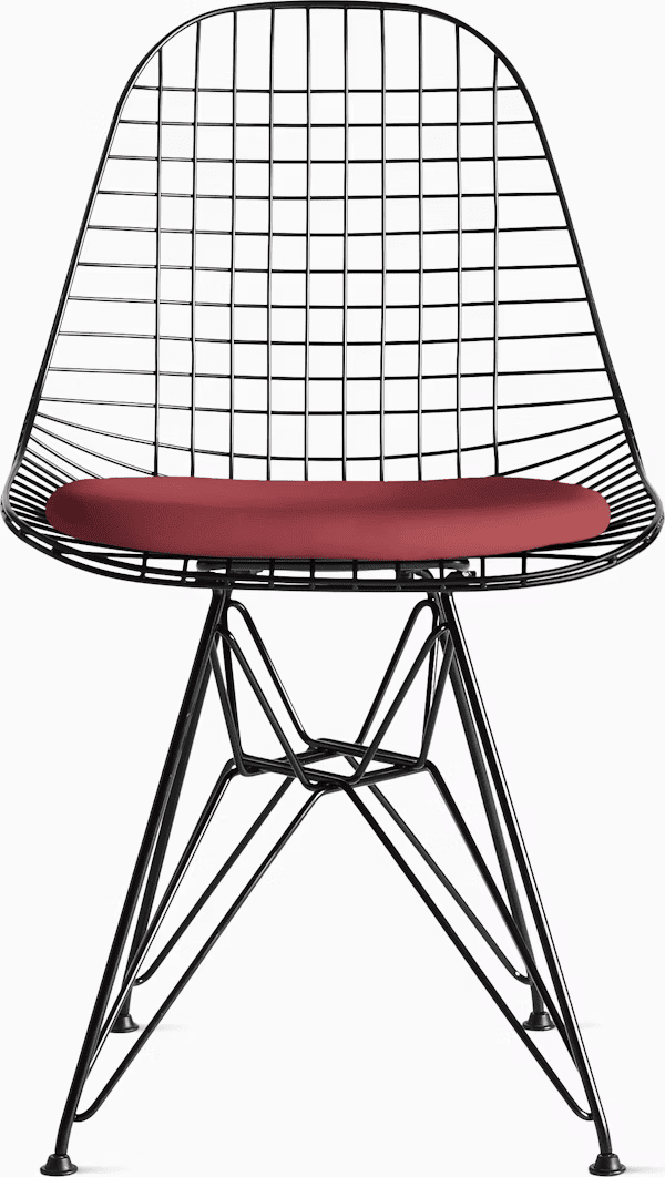 Eames Wire Chair with Bikini Pad Side/Dining herman miller 