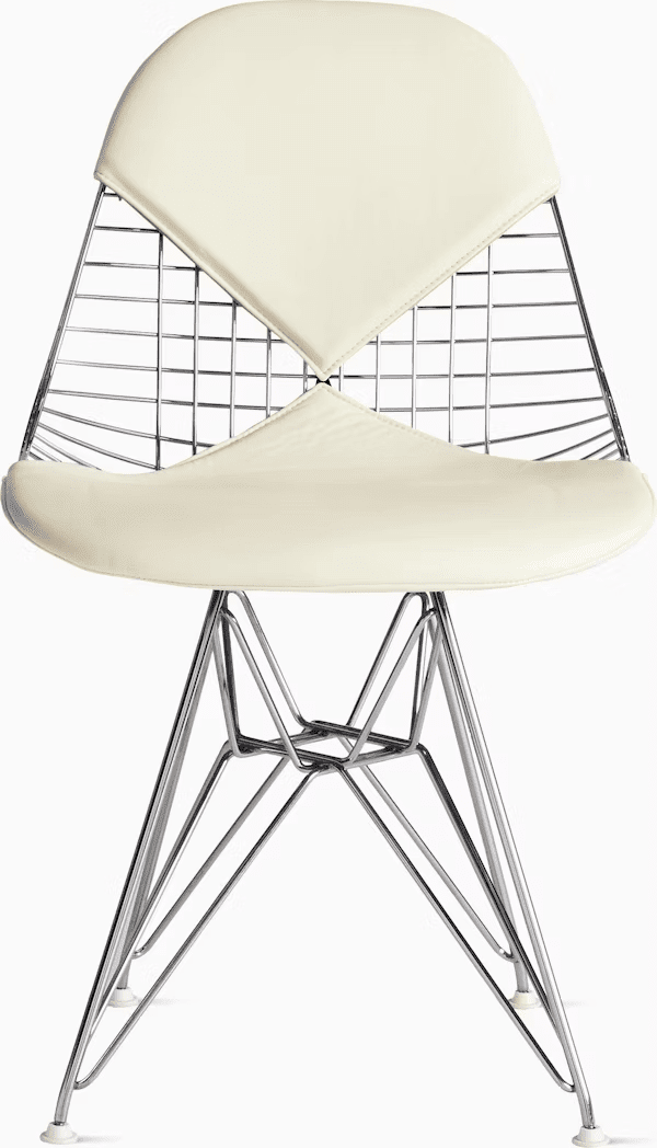 Eames Wire Chair with Bikini Pad Side/Dining herman miller 