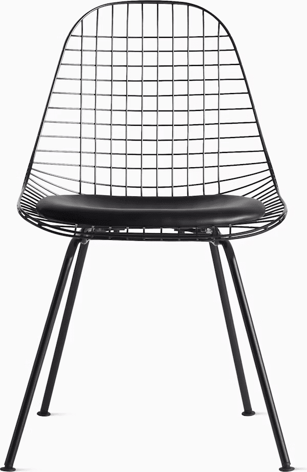 Eames Wire Chair with Bikini Pad Side/Dining herman miller 