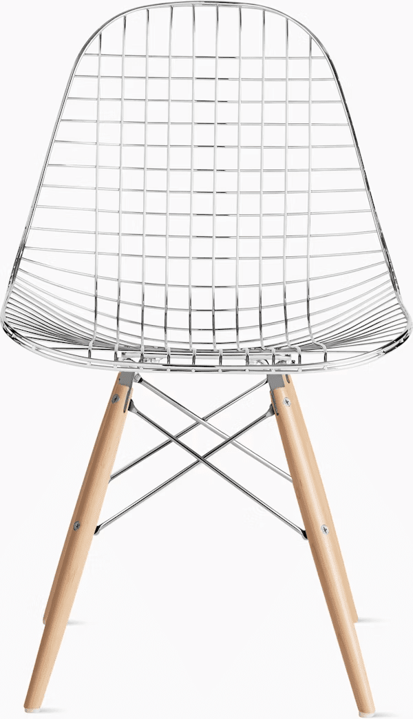 Eames Wire Chair with Bikini Pad Side/Dining herman miller 