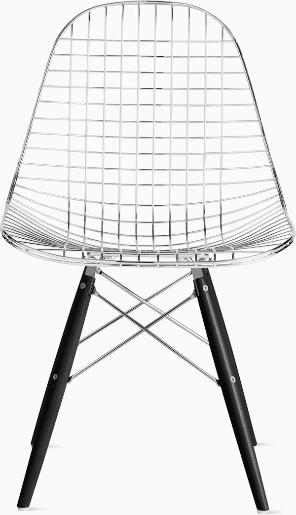 Eames Wire Chair with Bikini Pad Side/Dining herman miller 
