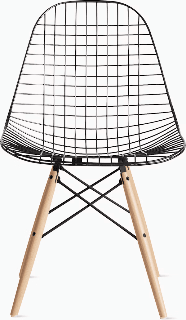 Eames Wire Chair with Bikini Pad Side/Dining herman miller 
