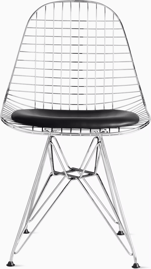 Eames Wire Chair with Bikini Pad Side/Dining herman miller 