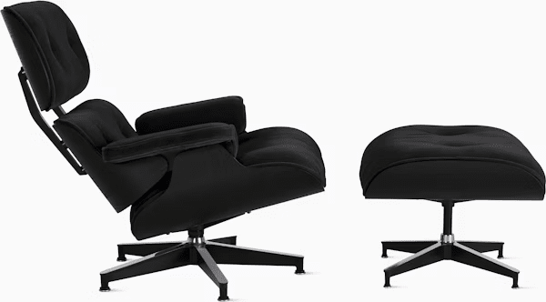 Eames Lounge Chair and Ottoman, Ebony lounge chair herman miller 