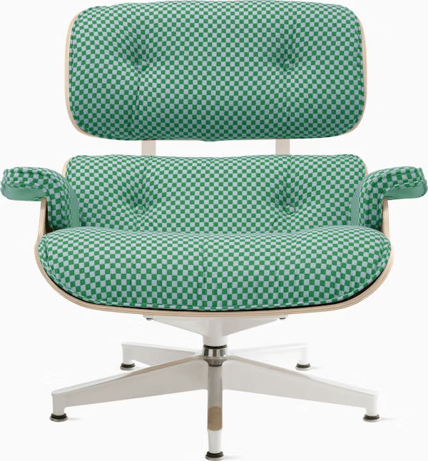 Eames Lounge Chair in White Ash lounge chair herman miller 