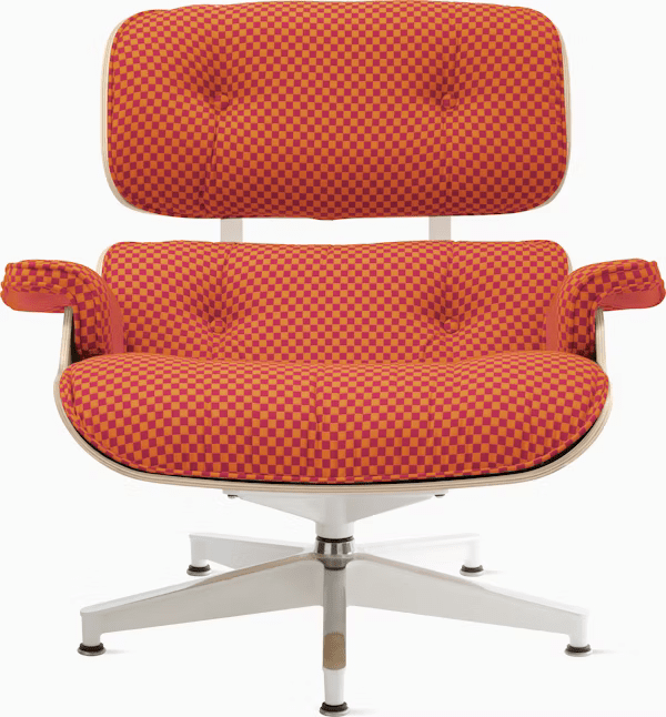 Eames Lounge Chair in White Ash lounge chair herman miller 