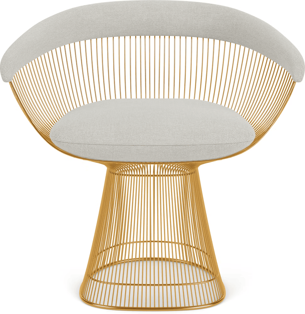 Platner Arm Chair - Gold Side/Dining Knoll 