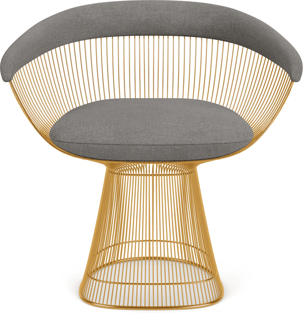 Platner Arm Chair - Gold Side/Dining Knoll 