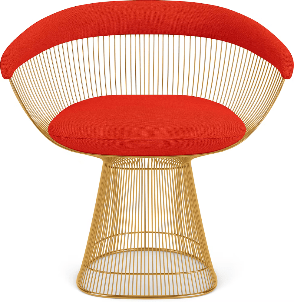 Platner Arm Chair - Gold Side/Dining Knoll 