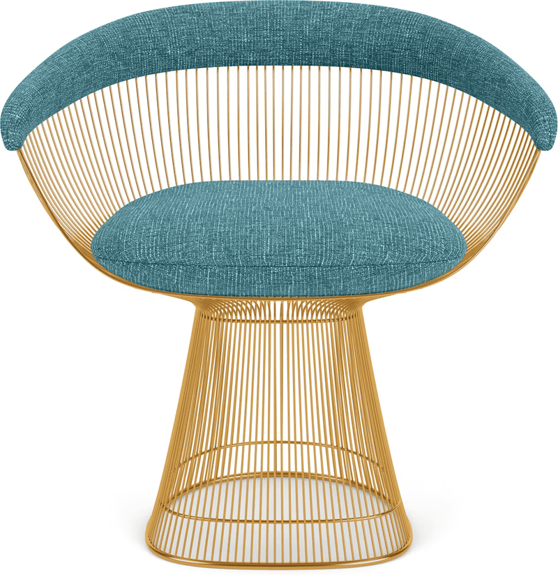 Platner Arm Chair - Gold Side/Dining Knoll 