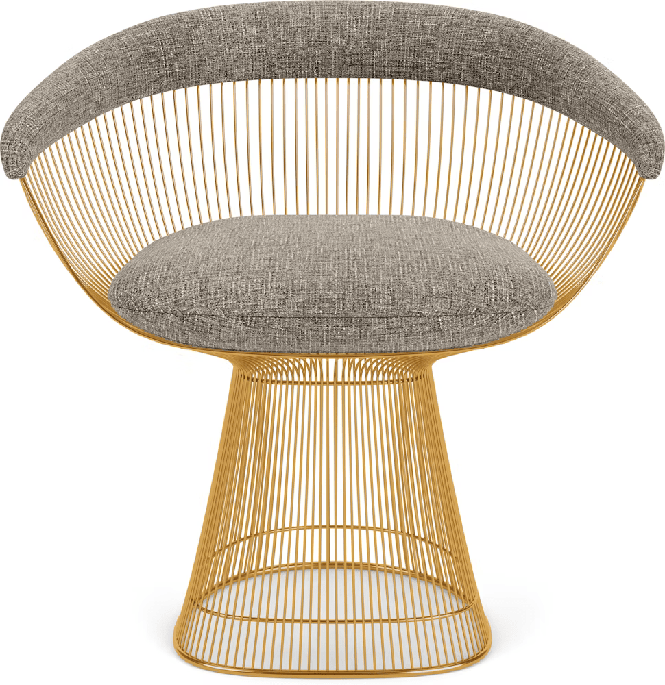 Platner Arm Chair - Gold Side/Dining Knoll 