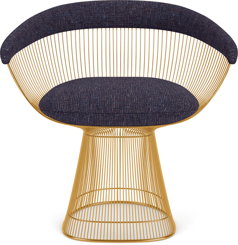 Platner Arm Chair - Gold Side/Dining Knoll 