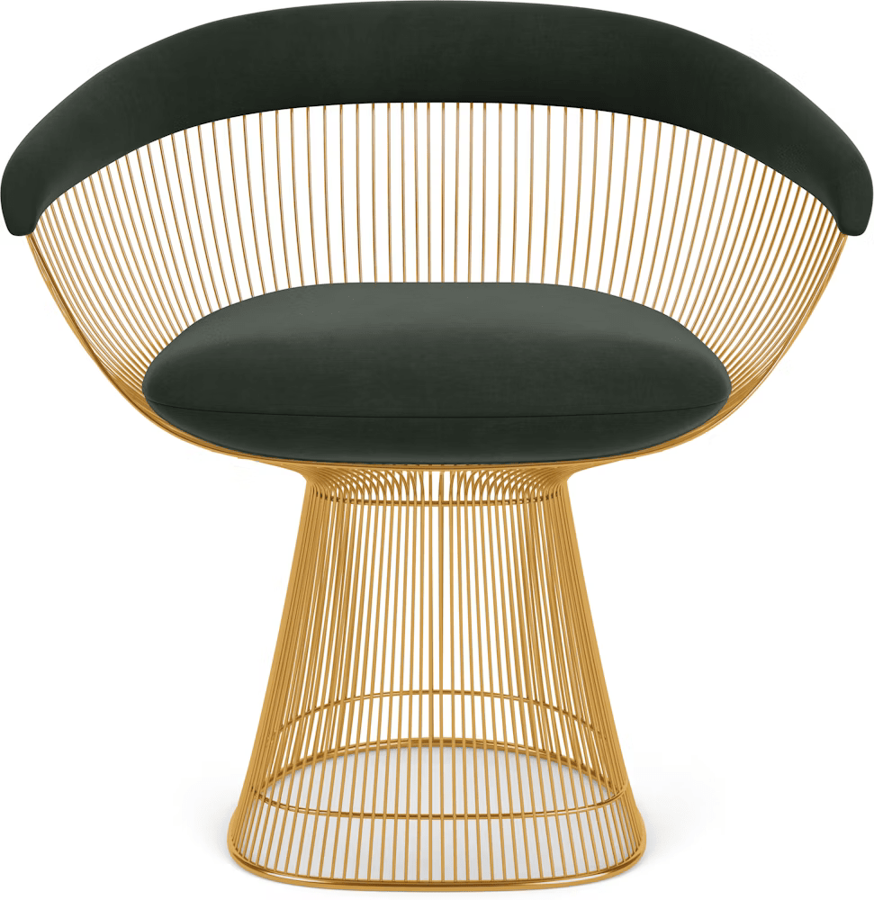 Platner Arm Chair - Gold Side/Dining Knoll 