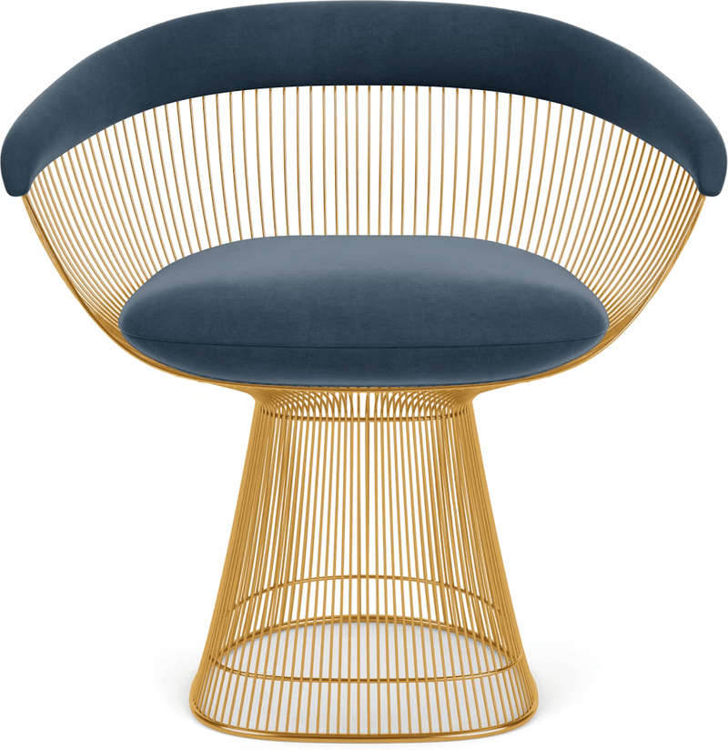 Platner Arm Chair - Gold Side/Dining Knoll 
