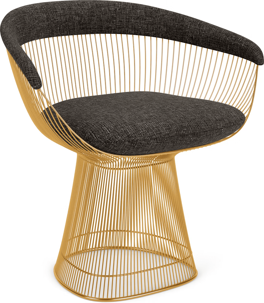 Platner Arm Chair - Gold Side/Dining Knoll 