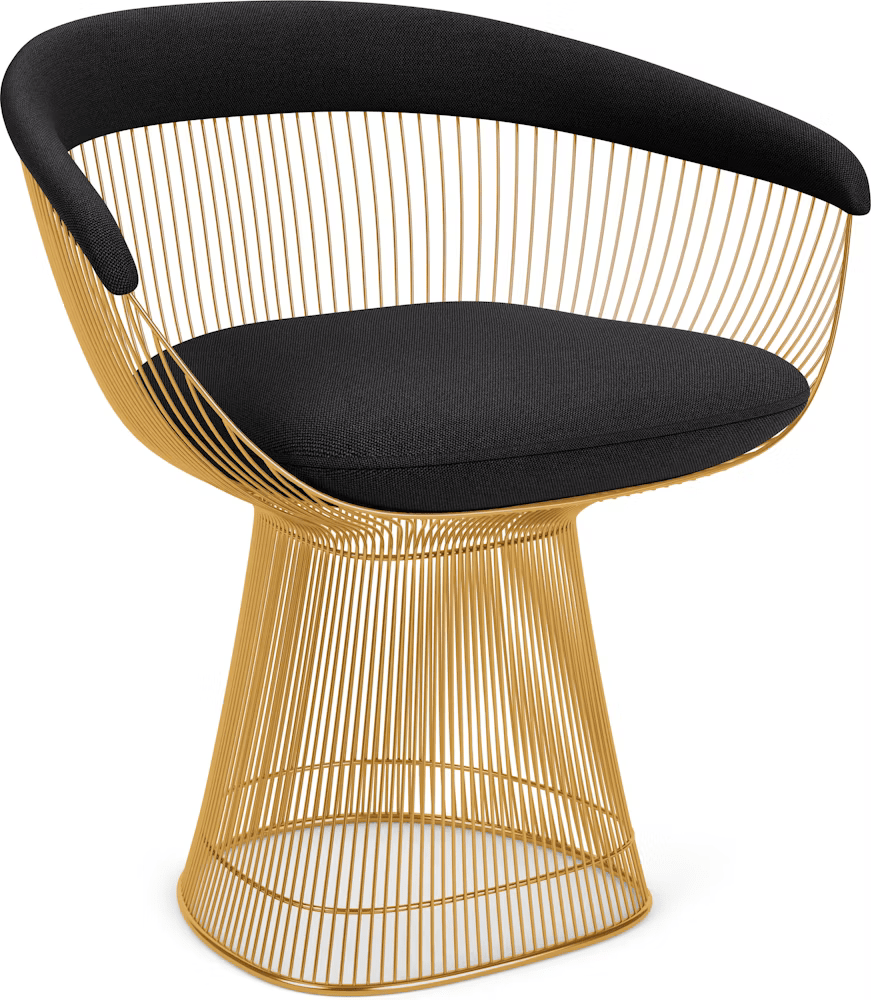 Platner Arm Chair - Gold Side/Dining Knoll 