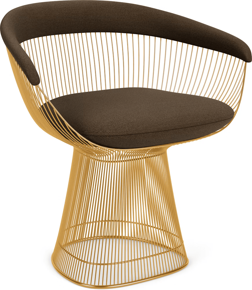 Platner Arm Chair - Gold Side/Dining Knoll 