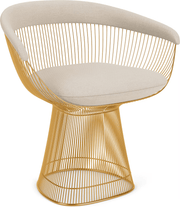 Platner Arm Chair - Gold Side/Dining Knoll 