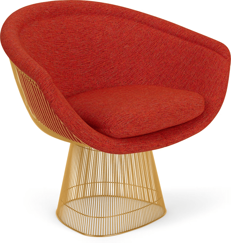 Platner Lounge Chair - Gold lounge chair Knoll 
