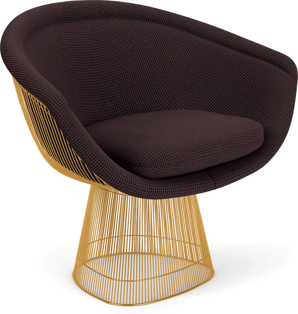 Platner Lounge Chair - Gold lounge chair Knoll 
