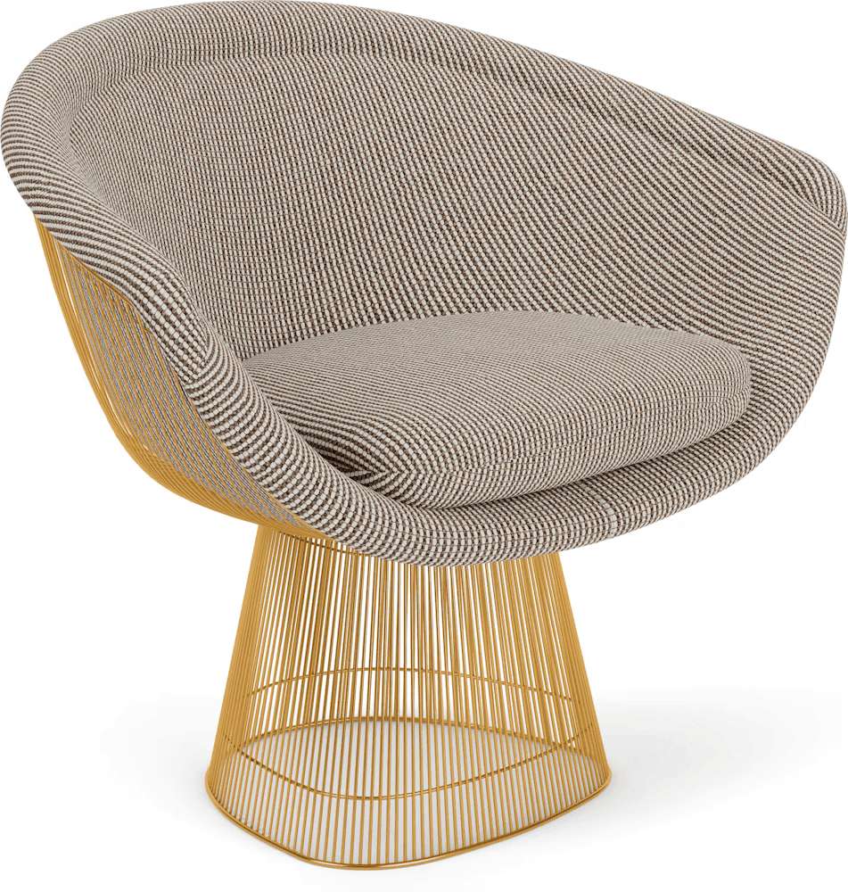 Platner Lounge Chair - Gold lounge chair Knoll 
