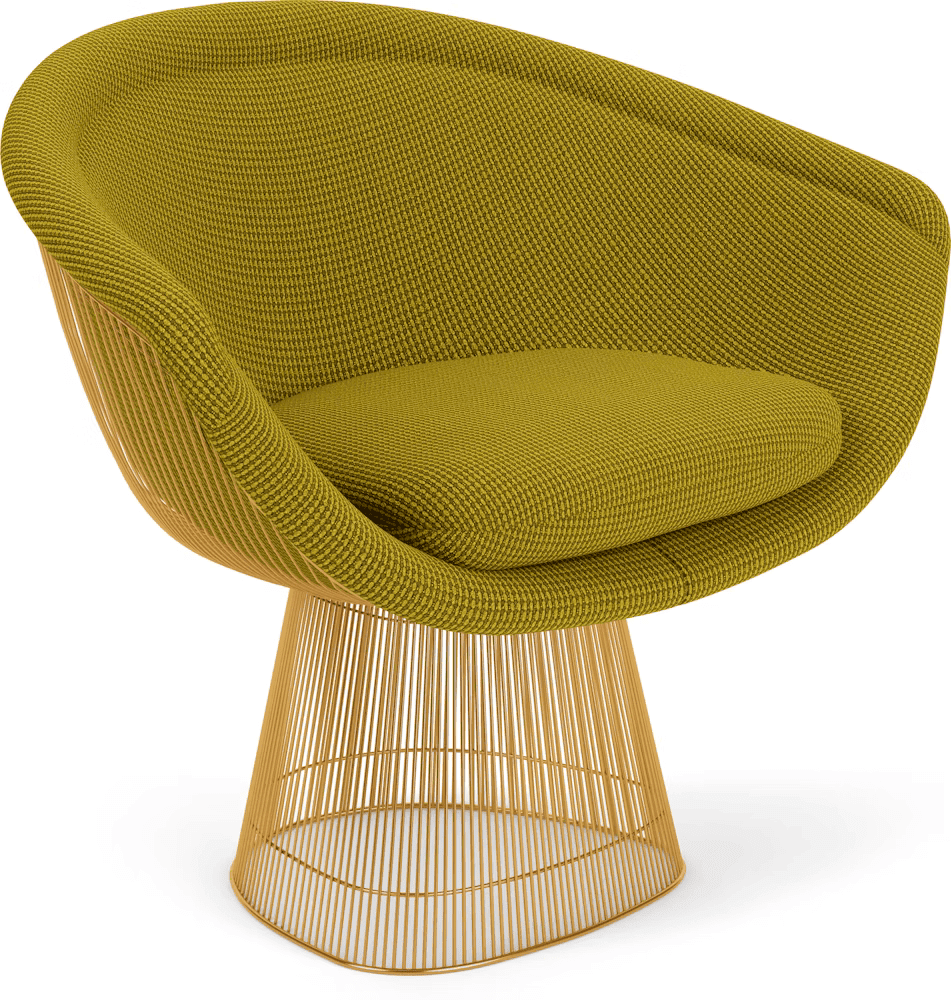 Platner Lounge Chair - Gold lounge chair Knoll 