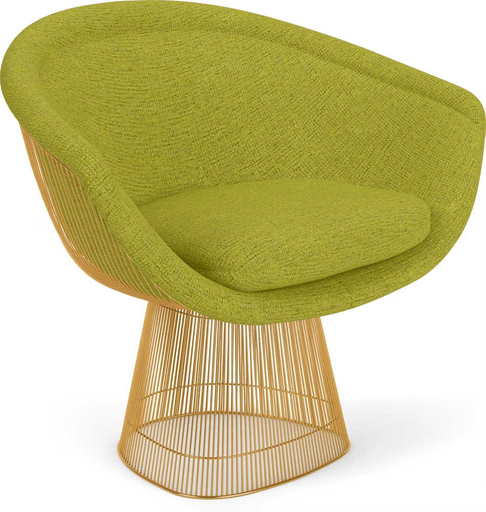 Platner Lounge Chair - Gold lounge chair Knoll 
