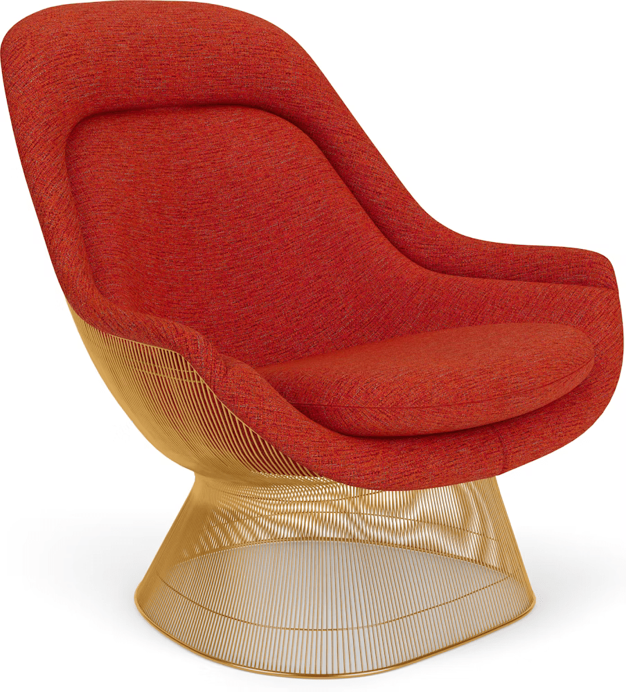 Platner Gold Plated Easy Chair lounge chair Knoll 