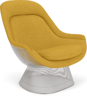 Platner Polished Nickel Easy Chair lounge chair Knoll 
