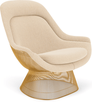 Platner Gold Plated Easy Chair lounge chair Knoll 