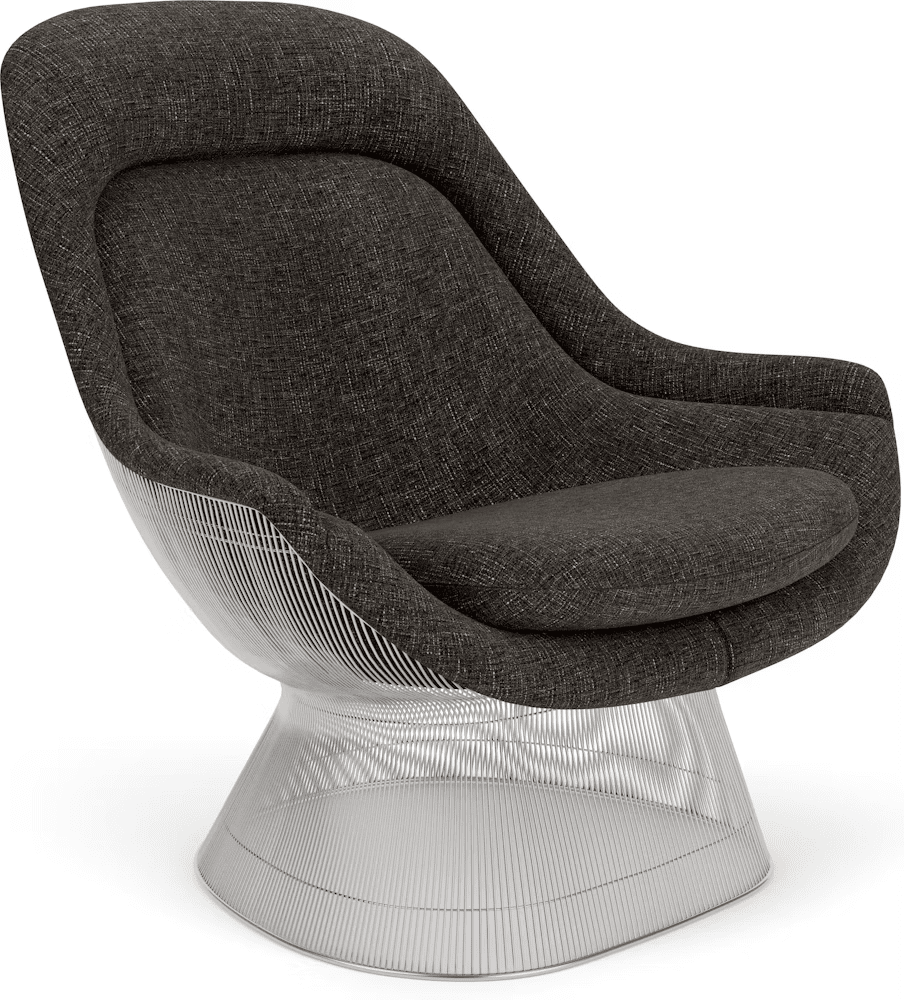 Platner Polished Nickel Easy Chair lounge chair Knoll 