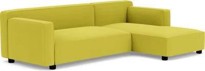 Barber Osgerby Asymmetric Sofa with Chaise Sofa Knoll 