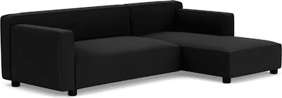 Barber Osgerby Asymmetric Sofa with Chaise Sofa Knoll 