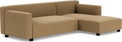 Barber Osgerby Asymmetric Sofa with Chaise Sofa Knoll 