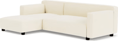 Barber Osgerby Asymmetric Sofa with Chaise Sofa Knoll 