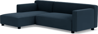 Barber Osgerby Asymmetric Sofa with Chaise Sofa Knoll 
