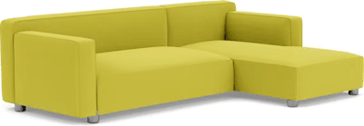 Barber Osgerby Asymmetric Sofa with Chaise Sofa Knoll 