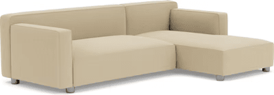 Barber Osgerby Asymmetric Sofa with Chaise Sofa Knoll 