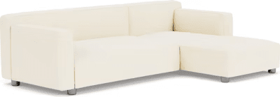 Barber Osgerby Asymmetric Sofa with Chaise Sofa Knoll 
