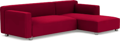 Barber Osgerby Asymmetric Sofa with Chaise Sofa Knoll 