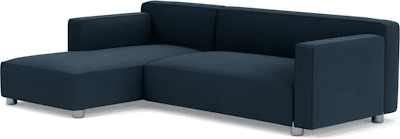 Barber Osgerby Asymmetric Sofa with Chaise Sofa Knoll 