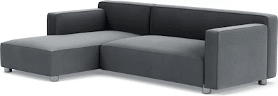 Barber Osgerby Asymmetric Sofa with Chaise Sofa Knoll 