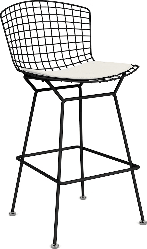 Bertoia Stool with Seat Pad bar seating Knoll 