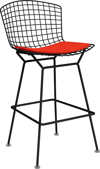 Bertoia Stool with Seat Pad bar seating Knoll 