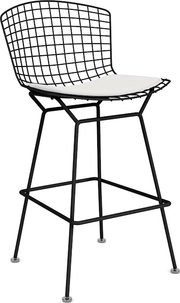 Bertoia Stool with Seat Pad bar seating Knoll 
