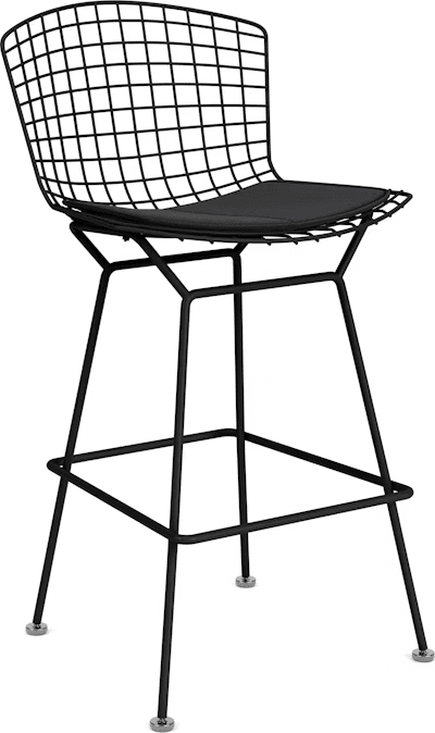 Bertoia Stool with Seat Pad bar seating Knoll 