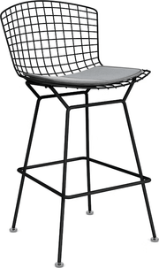 Bertoia Stool with Seat Pad bar seating Knoll 