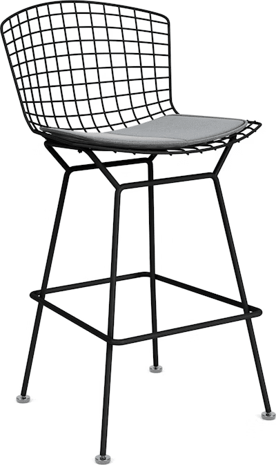 Bertoia Stool with Seat Pad bar seating Knoll 